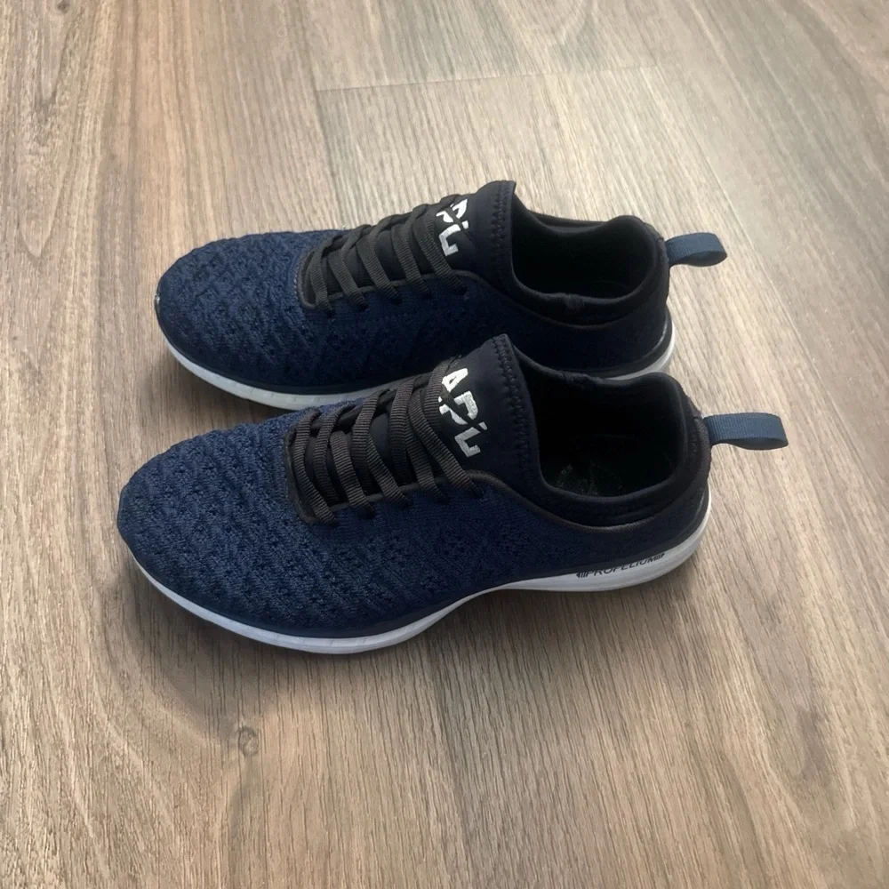 athletic propulsion labs shoes APL Midnight Blue Athletic running shoe techloom